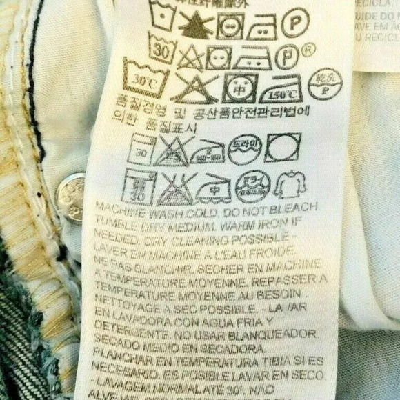 LEVI 529 Women Curvy Boot Cut Cotton Denim Blue Jeans Pants Size 29W X 30L - Picture 11 of 12